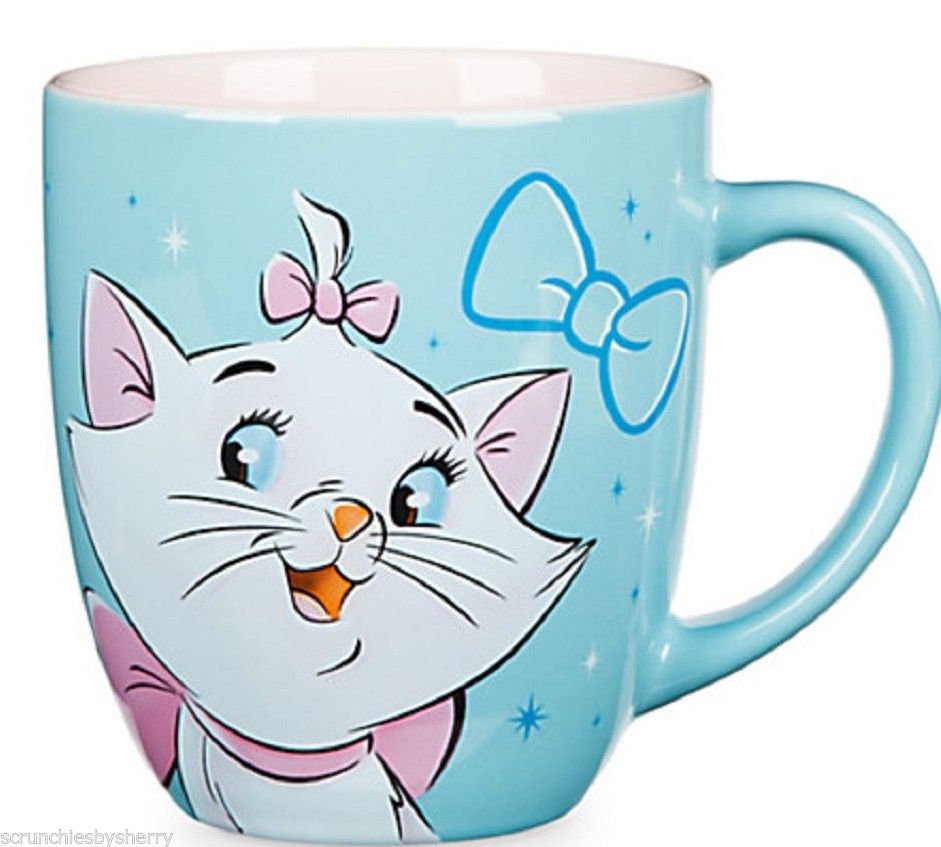 Disney Marie Coffee Mug Aristocats Blue Pink Theme Parks sold AZ 9/29/19