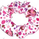 Pink Panther Meow Fabric Hair Scrunchie Scrunchies by Sherry