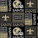 New Orleans Saints Patchwork Fabric Hair Tie Scrunchie NFL NEW