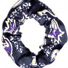 Baltimore Ravens Black Fabric Hair Scrunchies NFL