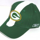 Green Bay Packers Hat Football Reebok Cap NFL New One Size Fits All Adjustable