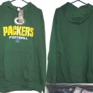 Green Bay Packers Sweatshirt Hoodie NFL Team Apparel NFC Football Adult X-Large