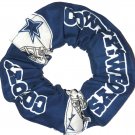 Dallas Cowboys Helmets Football Blue Fabric Hair Scrunchie Scrunchies NFL
