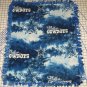 Dallas Cowboys Blanket Tie-Dyed Blue Soft Fleece Baby Pet Dog Lap NFL Football