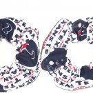 Houston Texans Fabric Mini Hair Scrunchies NFL Set of 2