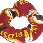 Washington Redskins Football Maroon Fabric hair Scrunchie Scrunchies NFL