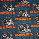 Chicao Bears Football Duck Cloth Fabric Hair Scrunchie Scrunchies NFL