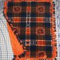 Chicago Bears Blanket Plaid Fleece Baby Pet Dog NFL Football Shower Gift