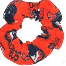 Denver Broncos Football Orange Fabric Hair Scrunchie Scrunchies NFL