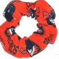 Denver Broncos Football Orange Fabric Hair Scrunchie Scrunchies NFL