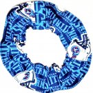 Tennessee Titans Football Fabric Hair Scrunchie Scrunchies NFL