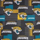 Jacksonville Jaguars Football Patchwork Fabric Hair Scrunchie Scrunchies NFL