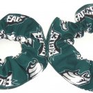 Philadelphia Eagles Football Fabric Mini Haier Scrunchies Scrunchie NFL Set of 2