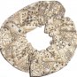 Tan Bandana Print Fabric Hair Scrunchie Scrunchies By Sherry