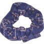 Navy Bandana Print Fabric Hair Scrunchie Scrunchies By Sherry
