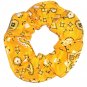 Gold Bandana Print Fabric Hair Scrunchie Scrunchies By Sherry