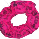 Fuchsia Hot Pink Bandana Print Fabric Hair Scrunchie Scrunchies By Sherry Fuchsia Hot Pink Bandana Print Fabric Hair Scrunchie Scrunchies By Sherry