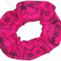 Fuchsia Hot Pink Bandana Print Fabric Hair Scrunchie Scrunchies By Sherry