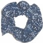 Navy White Bandana Print Fabric Hair Scrunchie Scrunchies By Sherry
