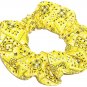 Yellow Bandana Print Fabric Hair Scrunchie Scrunchies By Sherry