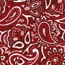 Black Red White Paisley Print Fabric Hair Scrunchie Scrunchies By Sherry Black Red White Paisley Print Fabric Hair Scrunchie Scrunchies By Sherry