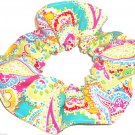 Pink Yellow Paisley Print Fabric Hair Scrunchie Scrunchies By Sherry Pink Yellow Paisley Print Fabric Hair Scrunchie Scrunchies By Sherry