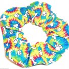 Dog Paw Prints Bones Tie Dye Fabric Hair Ties Scrunchie Scrunchies by Sherry Dog Paw Prints Bones Tie Dye Fabric Hair Ties Scrunchie Scrunchies by Sherry