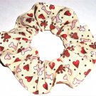 Dog Paw Prints Bones Cream Fabric Hair Ties Scrunchie Scrunchies by Sherry Dog Paw Prints Bones Cream Fabric Hair Ties Scrunchie Scrunchies by Sherry