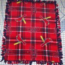 St Louis Cardinals Plaid Fleece Blanket Hand Tied Baby Pet Dog Lap MLB Baseball
