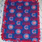 Chicago Cubs Blanket Baseball Hand Tied Toss Fleece Baby Pet Lap Dog MLB Red Blue