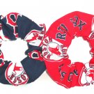 Boston Red Sox Fabric Hair Ties Scrunchie Scrunchies by Sherry Set of 2 MLB Baseball Boston Red Sox Fabric Hair Ties Scrunchie Scrunchies by Sherry Set of 2 MLB Baseball