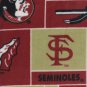 Florida State Seminoles Patchwork Fleece Blanket Hand Tied Baby Pet Dog Lap NCAA College
