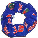 Florida Gators Blue Fabric Hair Ties Scrunchie Scrunchies by Sherry NCAA