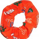 Florida Gators College Orange Fabric Hair Scrunchie Scrunchies by Sherry NCAA