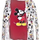 Disney Mickey Mouse Tee and Hoodie T-shirt Jacket Juniors L 11/13