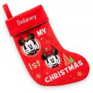 Disney Store Minnie Mickey Mouse My First Stocking Plush Christmas 2017 New Disney Store Minnie Mickey Mouse My First Stocking Plush Christmas 2017 New