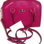 Coach Mini Bennett Bag Handbag Purse Cranberry F33329 Crossgrain Leather
