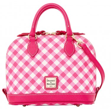 Dooney & Bourke Bitsy Handbag Purse Evening Bag Pink Gingham