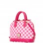 Dooney & Bourke Bitsy Handbag Purse Evening Bag Pink Gingham