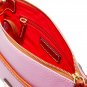 Dooney & Bourke Mauve Pink Pebble Grain Ginger Pouchette Crossbody Handbag Purse