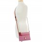 Dooney & Bourke Mauve Pink Pebble Grain Ginger Pouchette Crossbody Handbag Purse