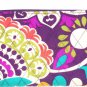 Vera Bradley Accordion Wallet Plum Crazy New