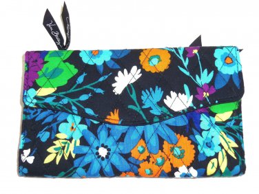 Vera Bradley Strap Wallet Midnight Blues Crossbody New
