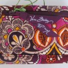 Vera Bradley Euro Wallet Safari Sunset Printed Interior