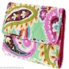 Vera Bradley Euro Wallet Tutti Frutti Solid Interior