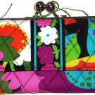 Vera Bradley Small Kisslock Wallet Va Va Bloom