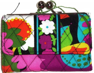 Vera Bradley Small Kisslock Wallet Va Va Bloom