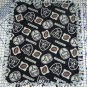 Los Angeles Raiders Baby Blanket Toss Pewter Black Fleece Pet Dog Lap NFL Football