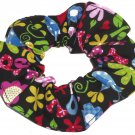 Love Peace Floral Colorful Bright Fabric Hair Scrunchie Scrunchies by Sherry Love Peace Floral Colorful Bright Fabric Hair Scrunchie Scrunchies by Sherry