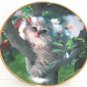 Persian Cat Collector Plate Out on a Limb Franklin Mint Retired Nancy Matthews
